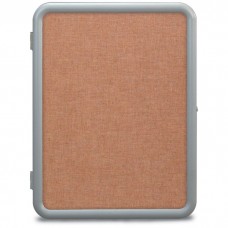 18 x 24" "Image" Enclosed Corkboards- Cinnabar Fabricboard