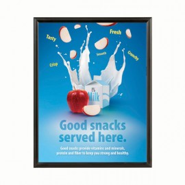 Window Frame 22'' X 28''  Poster Size 1" Black Color Profile, Mitered Corner