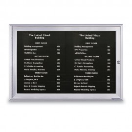 36 x 24" Magnetic Strip Directory Board