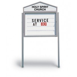 48 x 48" Cathedral Outdoor Readerboards