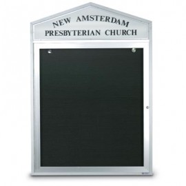 60 x 42" Cathedral Design Outdoor Letterboards