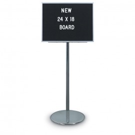 24 x 18" Non-Adjustable 2-Sided Aluminum Letterboard