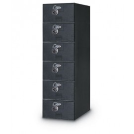 11 1/2 x 18" x 38" Quiet 6 Door Economy Locker