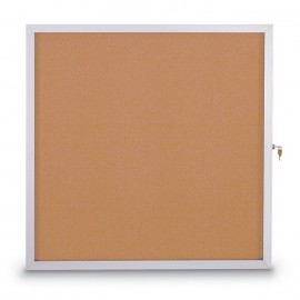 36 X 48" Slim Style Standard Enclosed Corkboard