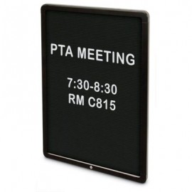 36 x 36" Hingless Radius Profile Letterboard