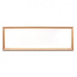 12 x 36" Decorative Wood Framed Dry Erase Board