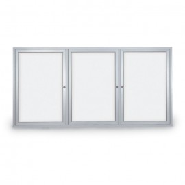 72 x 36" Triple Door Standard Outdoor Enclosed Dry/Wet Erase Board