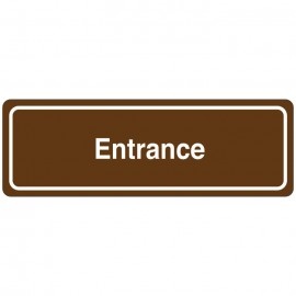 Entrance Directional Sign