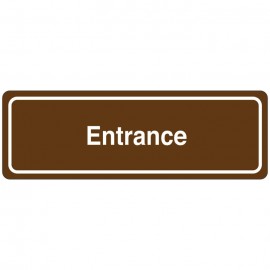 Entrance Directional Sign