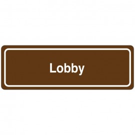 Lobby Directional Sign