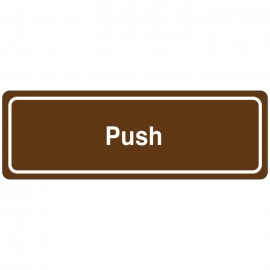 Push Directional Sign