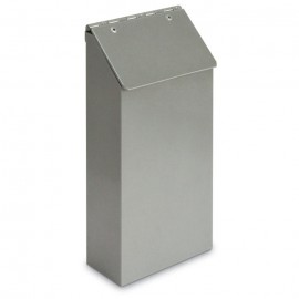 5 x 10" x 2" One Pocket Aluminum Pamphlet Dispenser