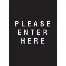 7 x 11" Please Enter Here Acrylic Sign