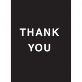 9 x 12" Thank You Acrylic Sign