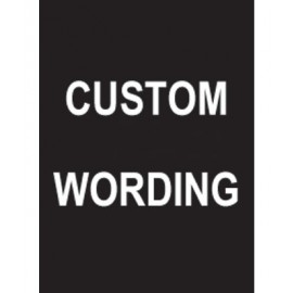 9 x 12" Your Custom Wording Acrylic Sign