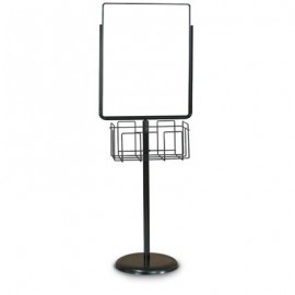 24 x 36" Black Sign/Poster Pedestal Holder